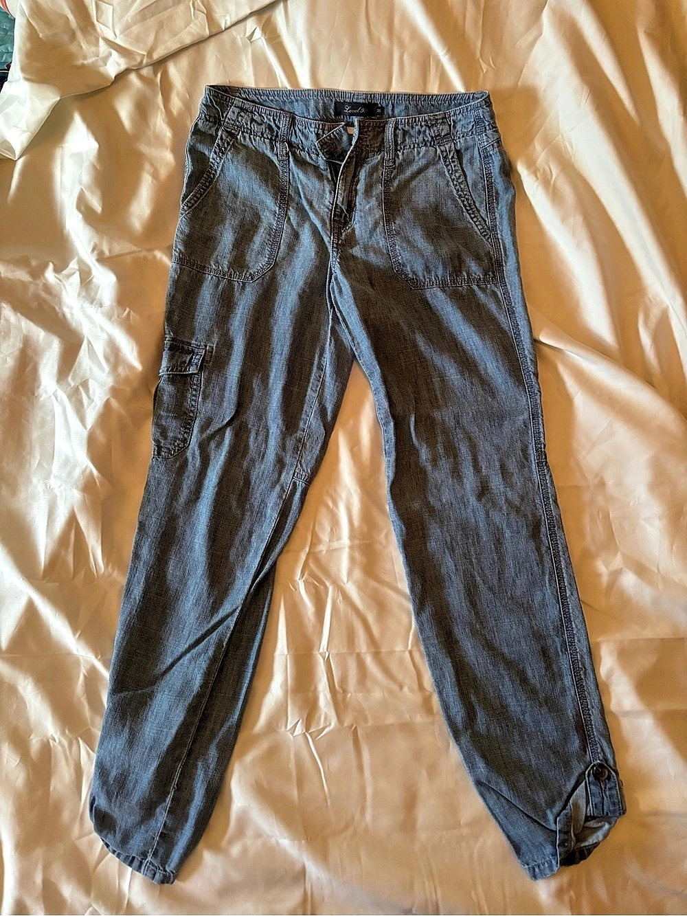Level 99 Cargo pants Blue Waist 25